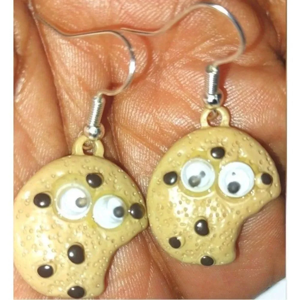 Handmade Super cute cookie earrings